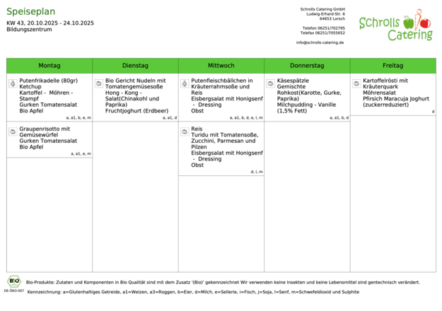 Speiseplan 20.-24.10.2025 Speiseplan 20.-24.10.2025